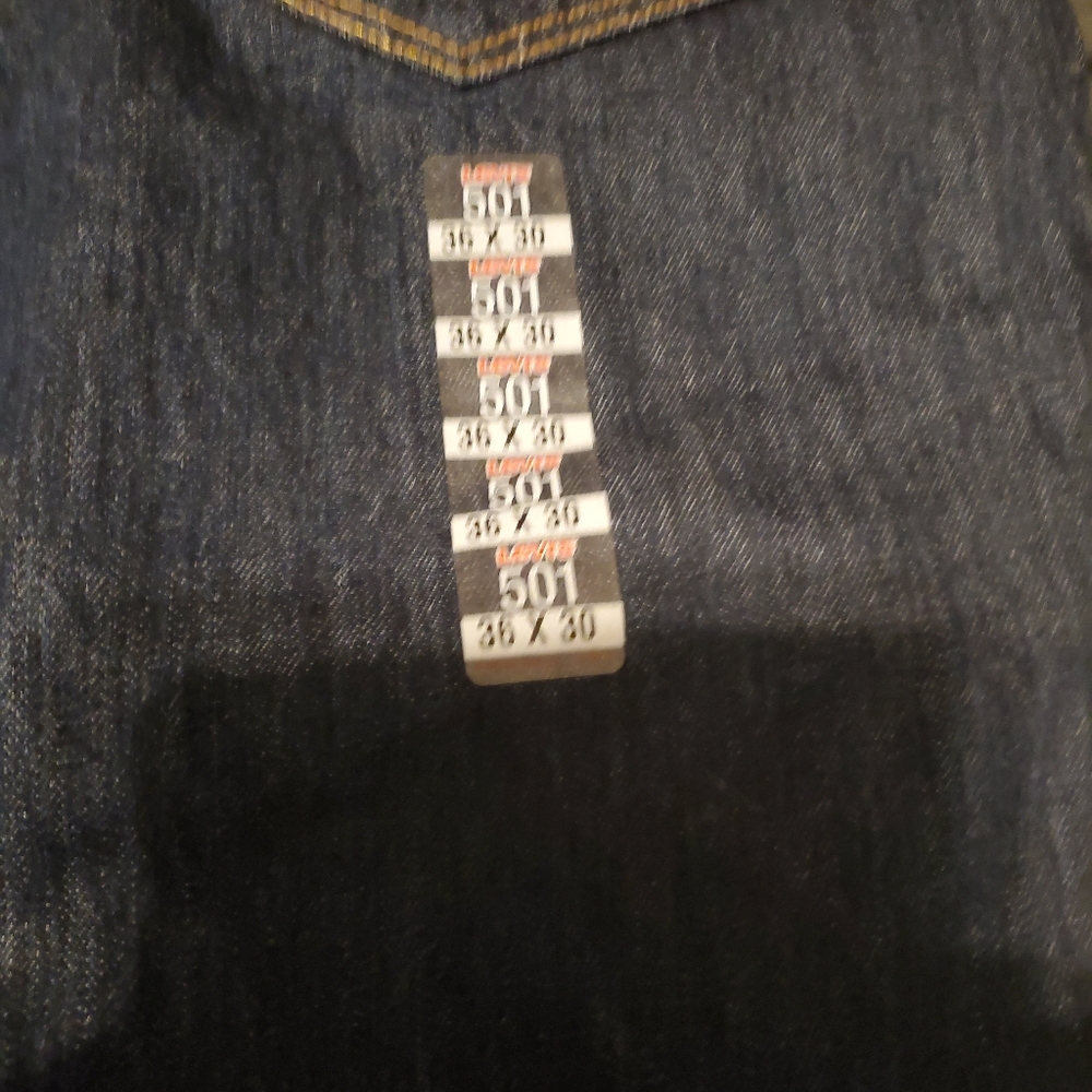 Levi's Men's 501 Original Regular Straight Leg Jeans 36×30 - Picture 4 of 5